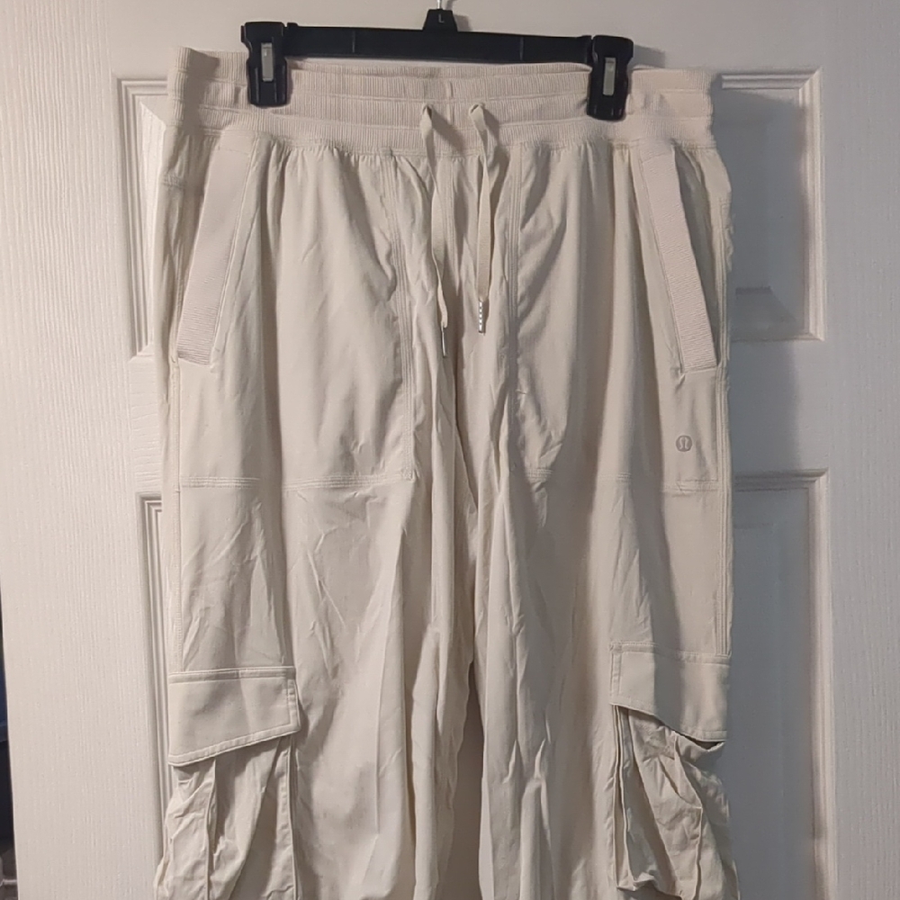 lululemon athletica Cream Cargo Pants